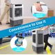 Portable Air Conditioner, 3 IN 1 Evaporative Air Cooler Personal, 600 Sq.ft Cooling Fan with 3 speeds, 3modes, 8H timer, 4120CFM Small air conditioner Desktop Humidifier Fan -18.49 Gal L