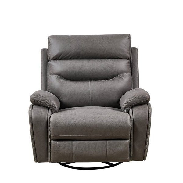Large Recliner Chair Dual OKIN Motor Rocking Recliner Chair with Infinite Position and USB Charge Port 240 Degree Swivel Rocker Recliner Super Comfortable Single Sofa Reclining Chair for Living Room,