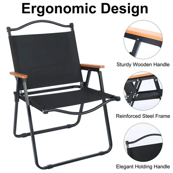 Folding Camping Chair,Outdoor Lawn Chair with Carry Bag,Lightweight Foldable Sports Chair,Portable Collapsible Chair,for Beach Hiking Fishing Camping
