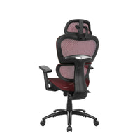 Ergonomic Mesh Office Chair, Height Adjustable Gaming Chair with Lumbar Support, 3D Armrest and Adjustable Headrest,Swivel Computer Chair with Tilt Function, Desk Chair for Home Office,Red