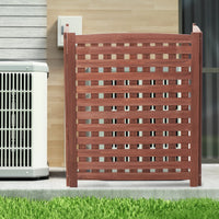 Air Conditioner Fence Panels Outdoor,Privacy Screen Trash Can Enclosure,Cedar Privacy Fence 3 Panels to Hide AC & Trash Enclosure,32"W x 38"H