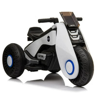Children Ride on Motorcycle, 6V Battery Powered, Electric Motorcycle, 3 Wheels Double Drive Toy, Pink