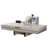 Heat Press Machine,16x32 Large Clamshell Format Manual Heat Press Machine,High Pressure Manual Heat Press Machine with High accuracy of signal indication for Larger Area Heat Transfer Press