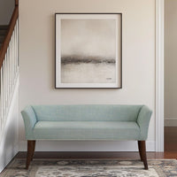 Triple Tree Welburn Upholstered Bench Teal