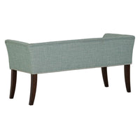 Triple Tree Welburn Upholstered Bench Teal