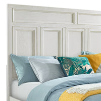Triple Tree Whitewash Queen Storage Bed