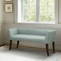 Triple Tree Welburn Upholstered Bench Teal