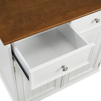 Modern Buffet Cabinet with Storage, Wood Sideboard Cupboard with 2 Drawers and Shelves&4 Grids, Console Table for Dining Room Living Room, Kitchen,Hallway