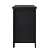 6 Drawer Dresser for Bedroom, Chest of Drawers with Shell-shaped Handle for Kids Adults, Wood Storage Tower Clothes Organizer, Large Storage Cabinet for Closet, Living Room, Hallway Antique Black, C