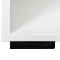 TV Stand, 82.6" Modern Minimalist Style TV Stand with 16 Color LEDs, Floating TV Cabinet Entertainment Center for 90” TV, Wood TV Console with Storage, Drawers & Open Shelves (White)