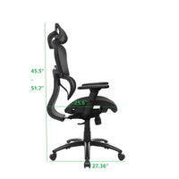 Ergonomic Mesh Office Chair, Height Adjustable Gaming Chair with Lumbar Support, 3D Armrest and Adjustable Headrest,Swivel Computer Chair with Tilt Function, Desk Chair for Home Office,Red