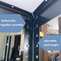 Storage Shelves, 4 Tier Adjustable Garage Storage Shelving, Heavy Duty Metal Storage Utility Rack Shelf Unit Shelves Organization for Warehouse Pantry Closet Kitchen, 23.6" x 15.7" x 47.2", White