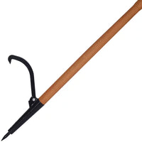 Steel Timberjack Wood Handle - 49" Log Roller Grabber Cant Hook and Cutting Jack (Cant Hook, Cant Dog, Log Jack, Log Stand, Log Peavey)