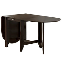Farmhouse Folding Dining Table,Drop Leaf Dining Table for 4, Solid Wood Extendable Dining Room Table,Kitchen Table for Small Spaces,Kitchen,Dining Room,Gray