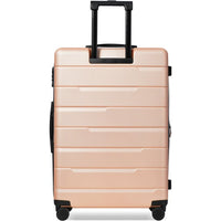 Luggage 3 Piece Set Suitcase, Expandable Lightweight Hard Shell Travel Suitcase with Spinner Wheels and TSA Lock, Carry On Luggage Suitcase with Adjustable Telescoping Handle, Champagne