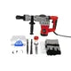 Heavy Duty Electric Demolition 1280W Jack Hammer Concrete Breaker Power Trigger Lock with Chisel Bit with Carrying Case