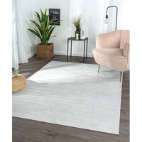 3' x 10' Area Rugs, Soft Woven Area Rug, Rectangular Floor Carpet with Rubber Antislip Back for Living Room Bedroom Office, Machine Washable Rugs, White