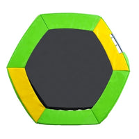 7FT Trampoline for Kids with Safety Enclosure Net, Recreational Trampoline with Slide and Ladder, Round Outdoor Trampoline,Waterproof Jump Mat for Kids, Teens, Boys, Girls