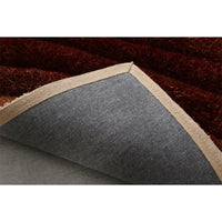 24"x36" Soft Pile Hand Tufted Shag Area Rug, "3D Shaggy" Living Room Carpet, Persian Area Rugs for Modern Home Décor, Soft Luxury Rug, Brown