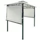 13' x 4.5' Outdoor Gazebo, Iron Double Tiered Grill Gazebo with Bar Counters and Extendable Shades for Garden, Patio, Backyard or Deck