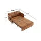 Pull Out Sofa Bed, convertible Sleeper sofa bed, Modern Love seat Sofa Couch with Headboard, Small Love seat Lounge Chaise Armchair with 2 Pillows & Side Pockets for Living Room