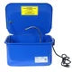 Portable Steel Cabinet Parts Washer with 110V Electric Pump, 3.5 Gallon Capacity, Blue