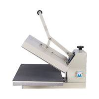 Heat Press Machine,16x32 Large Clamshell Format Manual Heat Press Machine,High Pressure Manual Heat Press Machine with High accuracy of signal indication for Larger Area Heat Transfer Press