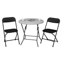 5 Pack Plastic Folding Chair, Portable Patio Chairs, Stackable Commercial Seat with Steel Frame, 260lbs Weight Capacity, Fold up Event Chairs, for Office Wedding Party Picnic Kitchen