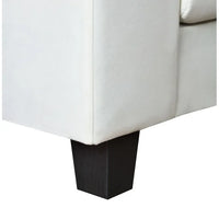Modern 7 Seater Modular Sofa, U Shape Sectional Couch with 4 Unique Pillows and Chaise Lounge, Velvet Corner Couch for Living Room, Office, White