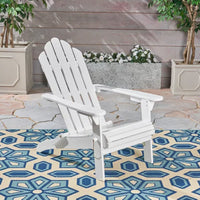 Wooden Folding Chair,Outdoor Adirondack Chair with High Back & Armrest,Save Space and Movable and Weather Resistant,Wooden Accent Chairs for Yard, Garden, Patio,Pool,Beach