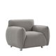Accent Sofa, Oversized Arm Sofa Chair Extra-Deep Lounge Sofa Reading Armchair with Metal Legs, Fabric Leisure Chair Single Sofa Lounging Sofa for Living Room, 38.80''Lx31.90''Wx29.10”H, Dark Gray
