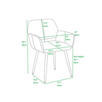 Dining Chairs, Velvet Dining Chairs, Mid Century Modern Dining Chairs with Metal Legs, Upholstered Chairs for Dining Room, Kitchen (Pink)