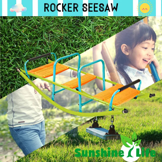 Rocker Seesaw, Kids Outdoor Play Equipment, Plastic Rocking Seesaw Ind ...