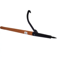 Steel Timberjack Wood Handle - 49" Log Roller Grabber Cant Hook and Cutting Jack (Cant Hook, Cant Dog, Log Jack, Log Stand, Log Peavey)