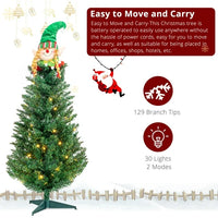3ft-mini-christmas-tree-129-branch-30-led-light-pre-lit-artificial-mini-christmas-tree-with-santa-claus-decoration-green-xmas-tree-for-indoor-and-outdoor-office-holiday-party-decor