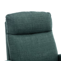 Rocking Chair Nursery, Modern Glider Rocking Chair with Headrest and Thicken Wood Base, Upholstered Nursing Armchair for Living Room, Bedroom, Emerald