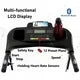 2.5HP Folding Treadmill with Incline, 12KM/H Electric Treadmill for Home Office Use, Bluetooth Music Cup Holder Heart Rate Sensor Walking Running Machine for Indoor Home Gym Exercise Fitness