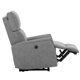 Electric Power Recliner Chair, Reclining Chair with Adjustable Backrest and Footrest, Small Recliners Home Theater Seating with USB Ports, Ergonomic Lounge Chair for Small Spaces, Gray