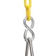 High Back Full Bucket Toddler Swing Seat with Finger Grip, Premium Plastic Coated Chains and Carabiners for Easy Install - Green