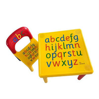 Children Table Chair Set for BOYS&GIRLS Study Table Chair Set for Preschooler Activity Reading Training, Multi-color