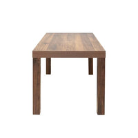 40"x20" Wooden Coffee Table, Modern Sofa Center Table Tea Table with Spacious Tabletop and Solid Wood Legs for Living Room, Dining Room, Walnut