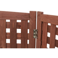 Air Conditioner Fence Panels Outdoor,Privacy Screen Trash Can Enclosure,Cedar Privacy Fence 3 Panels to Hide AC & Trash Enclosure,32"W x 38"H