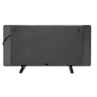 36 Inch 1400W Electric Fireplace with Remote, Adjustable Brightness and Heat, LED Flames Heater with Timer & Temperature Control for Living Room, Bedroom, Office, Black