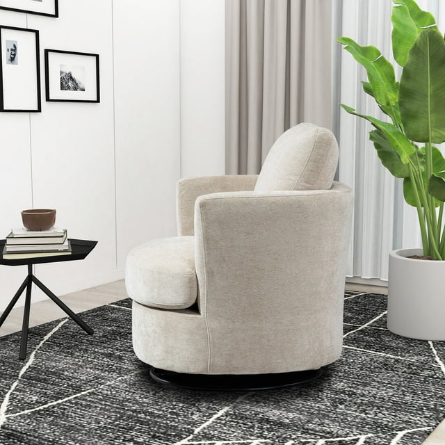 Swivel accent hotsell barrel chair