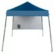 Pop Up Canopy Tent with Backpack, 6'X8' Outdoor Easy Up Canopy with 1 Sidewall and Storage Pockets, Collapsible Shade Tents for Patio Backyard Garden Camping Area, Blue