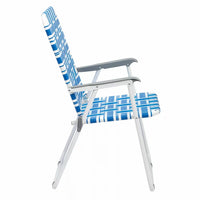 2pcs Beach Chairs Set,Patio Folding Chairs,Bearing 120kg,Outdoor Webbing Chair with Steel Frame,Lightweight & Portable Camping Chairs Patio Chairs for Fishing,Yard,Garden,Poolside