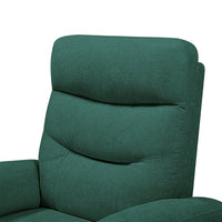 Electric Power Lift Recliner Chair, Fabric Upholstered Recliner Sofa with Massage and Heat for Elderly, 3 Positions, 2 Side Pockets and Cup Holders, USB Ports, Easy to Control, Green