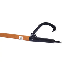 Steel Timberjack Wood Handle - 49" Log Roller Grabber Cant Hook and Cutting Jack (Cant Hook, Cant Dog, Log Jack, Log Stand, Log Peavey)