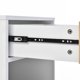 Nightstand with USB Charging Station,Modern Accent End Table with Natural Wood Finish Drawer,Sofa Side Table Storage Cabinet with Metal Legs and Handle,Bedside Table for Bedroom Living Room,White