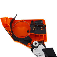 52cc 2.6HP Gasoline Chainsaw with 20 Inch Bar, 2-cycle Garden Wood Cutting Chain Saw, Maximum Engine Speed 8500 RPM, EPA Compliant, Black & Orange